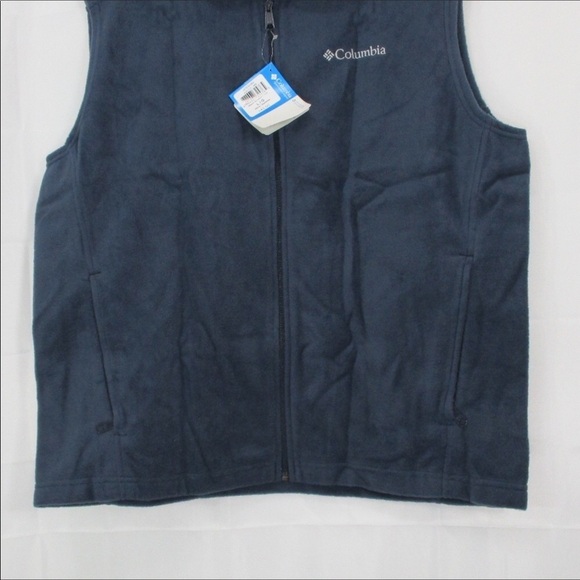 COLUMBIA Navy Blue Vest NWT Size Large - Picture 3 of 7